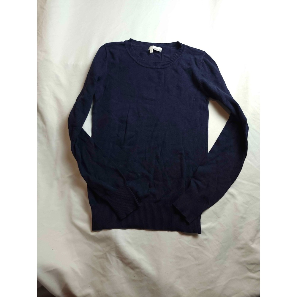 Abound Sweater Womens M Blue Preppy Minimalist‎ Office Chic Workwear Layering